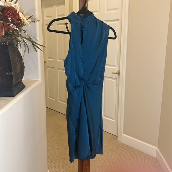 Petal and Pup Teal Halter Neck mini dress not - Picture 11 of 13